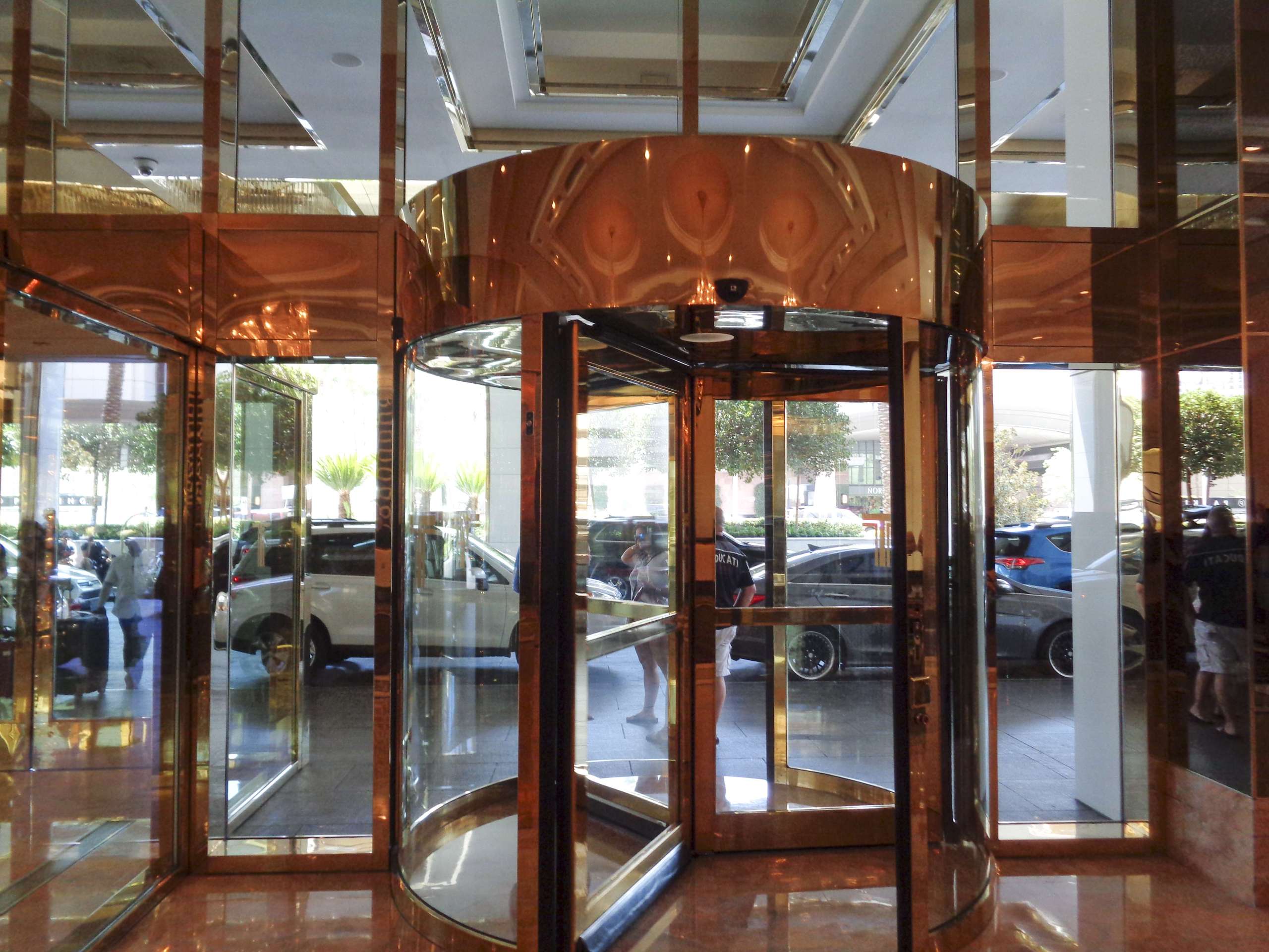 Brass Hotel Entrance